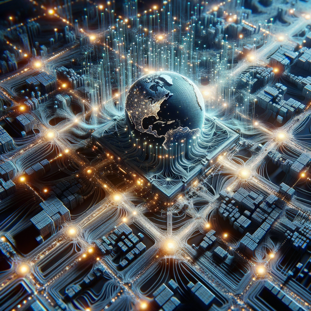 Algorithmus-gesteuerte Logistiknetzwerke optimieren globale Effizienz.