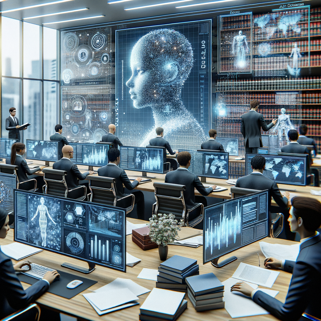 Digitale Anwälte analysieren Verträge mit KI.