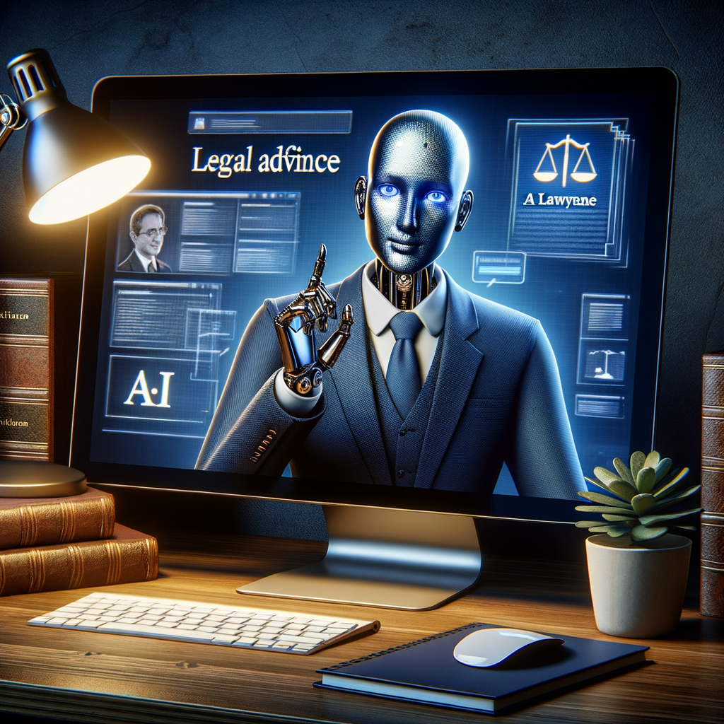 Digitale Rechtsberatung: KI-gestützte Anwalt-Interaktion.