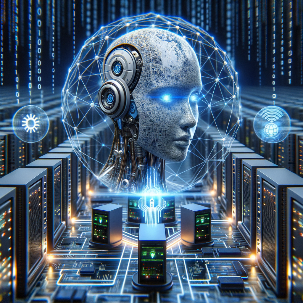 KI-gesteuerte Cybersicherheit schützt dynamisch digitale Netzwerke.