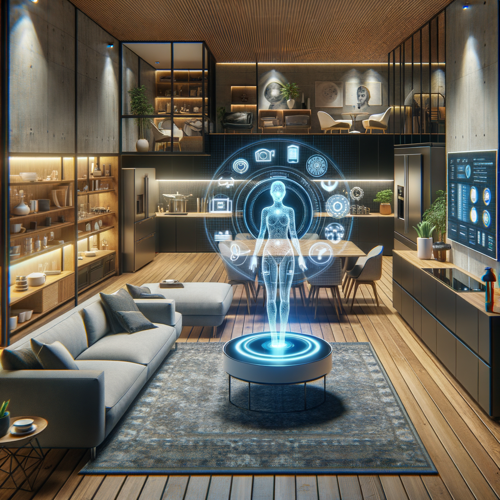 Smart Home mit virtuellen Assistenten und Empfehlungen.