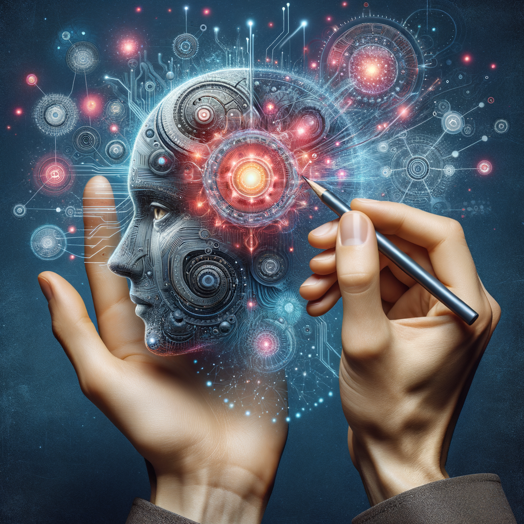 Symbolische KI verbindet Wissen und Entscheidungsfindung visuell.