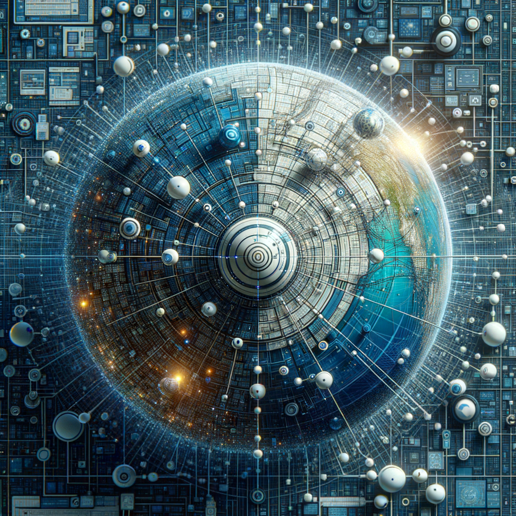 Algorithmen und Diagramme in digitaler Netzwerkumgebung.