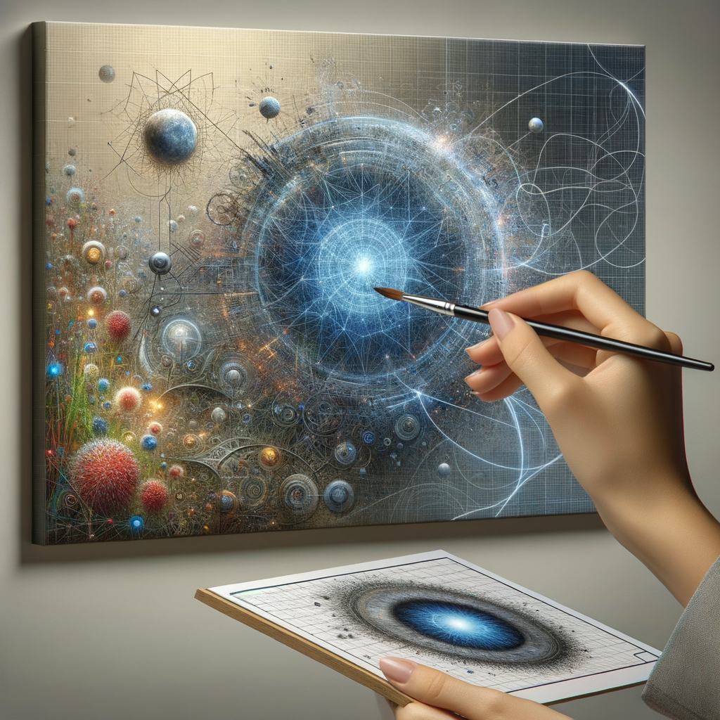 Algorithmische Lösungen visualisiert durch vernetzte, dynamische Grafiken.