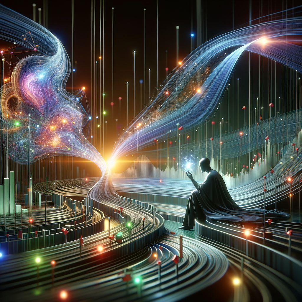 Algorithmischer Agent analysiert Datenströme für Empfehlungen.