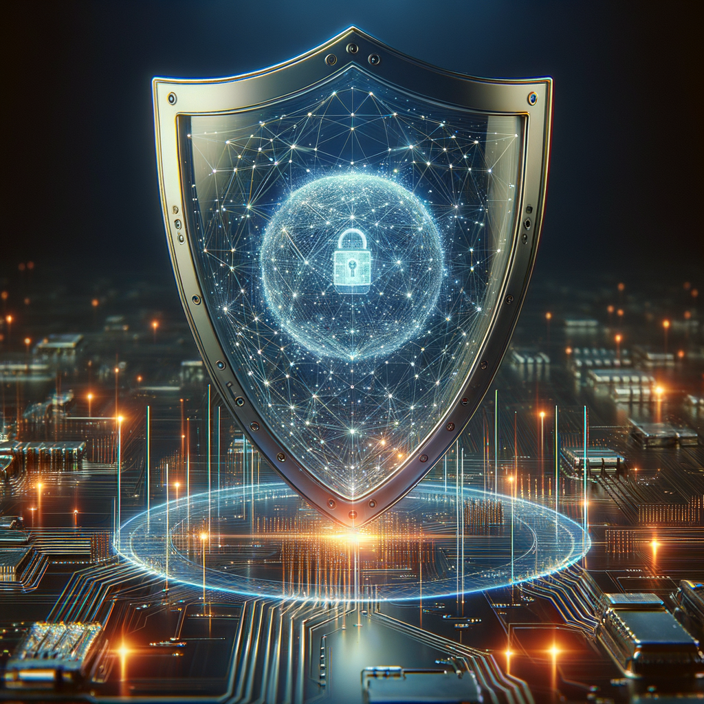Cyberabwehr: KI-Schild schützt digitale Netzwerke effektiv.