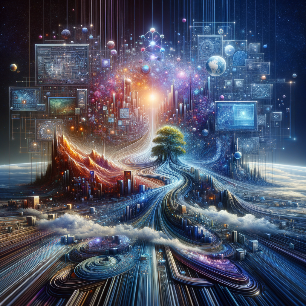 Datenströme, Algorithmen, personalisierte Empfehlungen, interaktive Technologie.