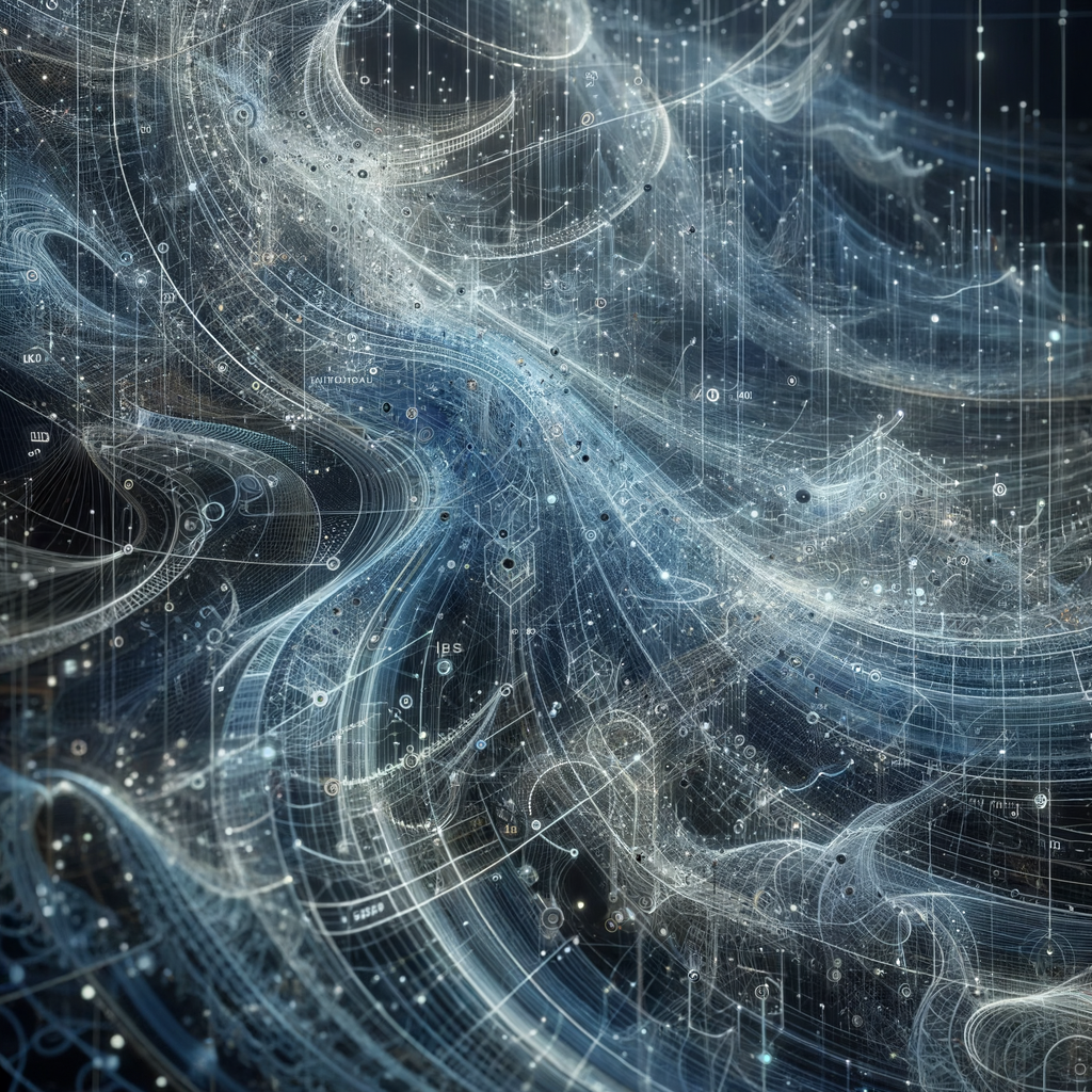 Ein komplexes Netzwerk aus Algorithmen und Daten.