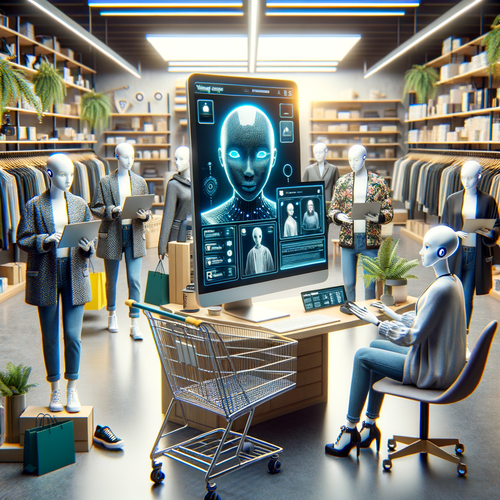 KI-generierte Einkaufsassistenten optimieren personalisierte Online-Erlebnisse.