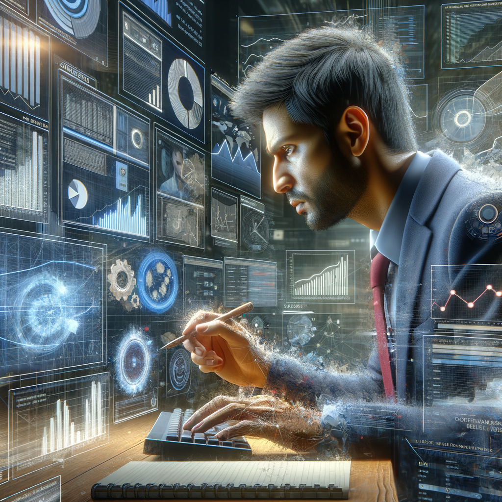 KI-gestützte Personalisierung: Selbständiger optimiert Kundenerlebnis digital.