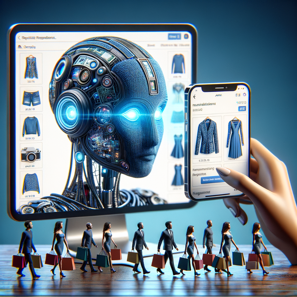 KI-gestützter Online-Shop mit personalisierten Produktempfehlungen.