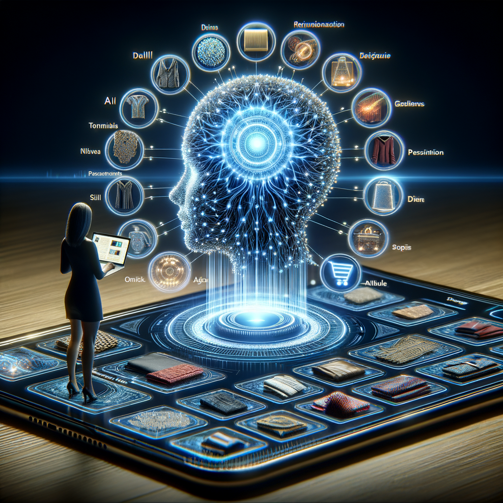 Künstliche Intelligenz gestaltet personalisiertes Online-Shopping-Erlebnis.