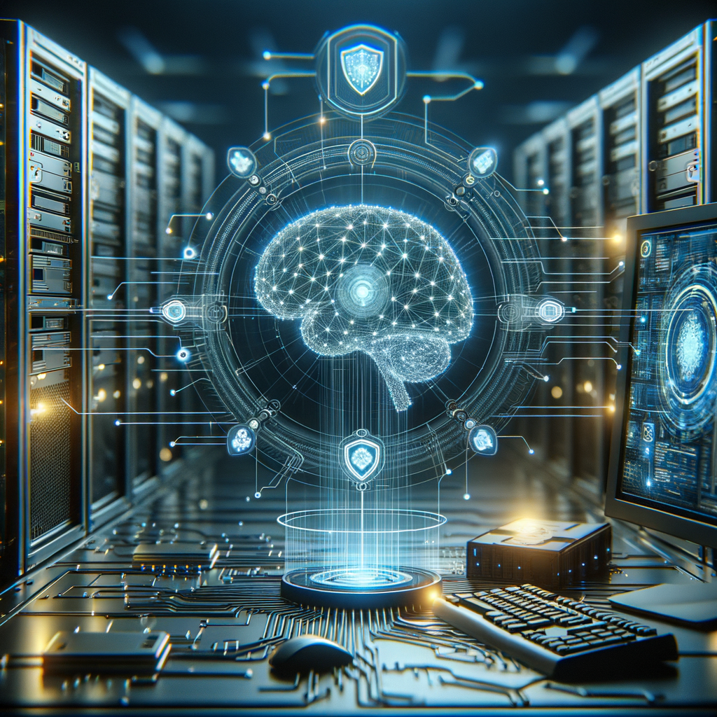 Künstliche Intelligenz schützt digitale Netzwerke vor Cyberangriffen.