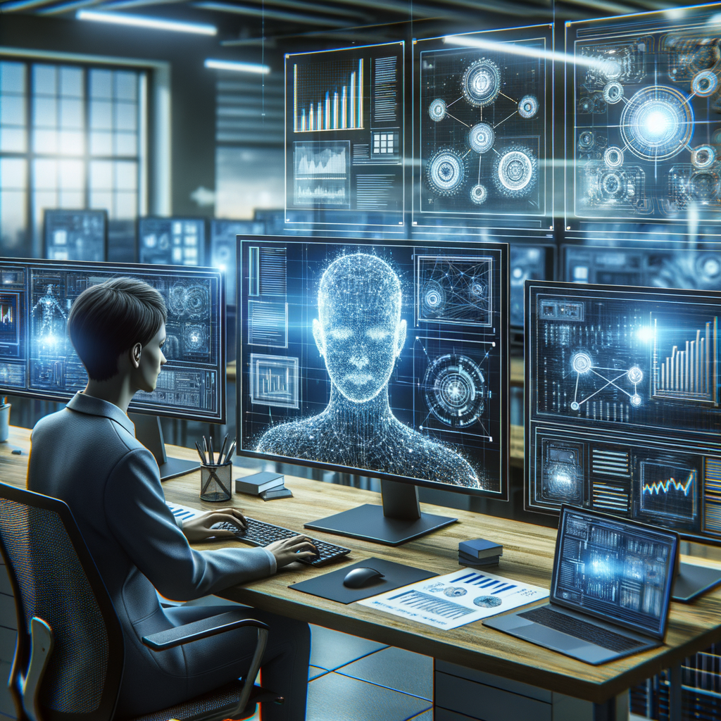 Selbständiger, KI-Technologien, optimierte Geschäftsprozesse, effiziente Automatisierung.