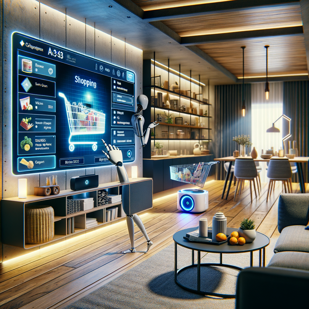 Smart Home mit KI-gestütztem Einkaufserlebnis.