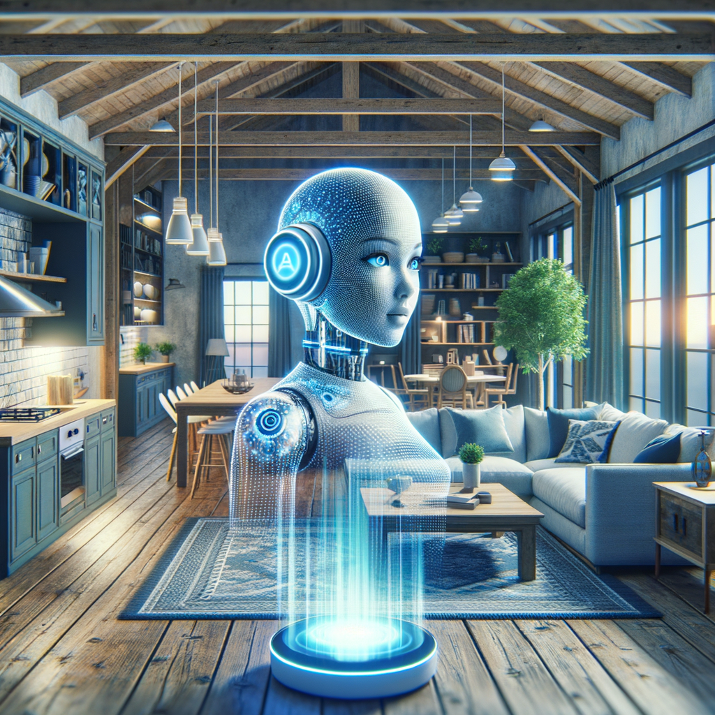 Smart Home mit KI-gestütztem virtuellen Assistenten.
