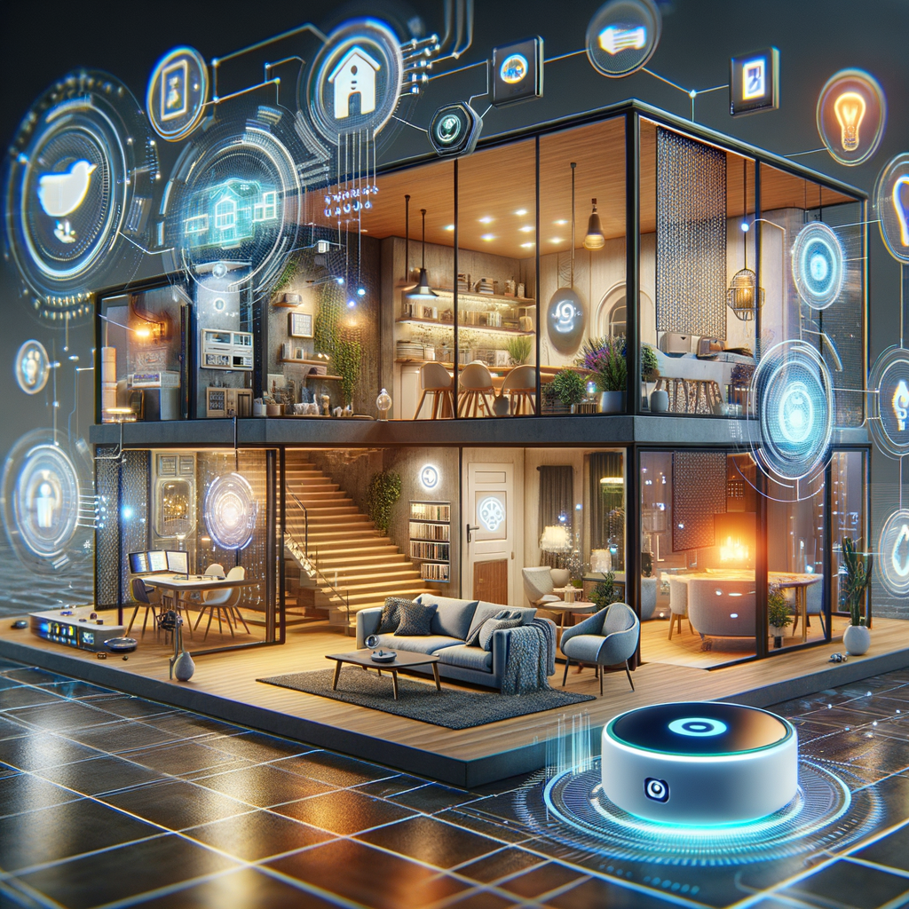 Smart-Home-Technologie revolutioniert Alltag mit Künstlicher Intelligenz.