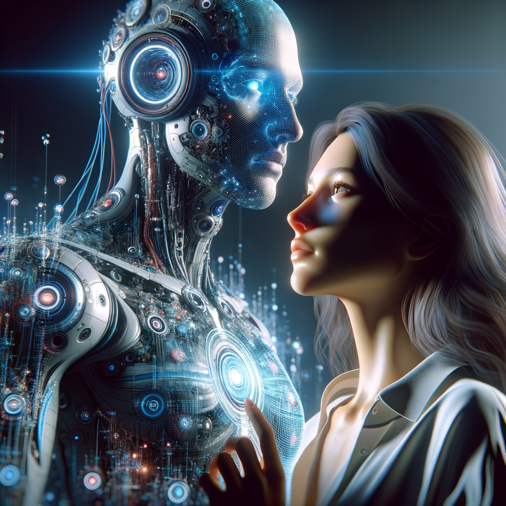 Avatare kommunizieren nahtlos mit Menschen durch Technologien.