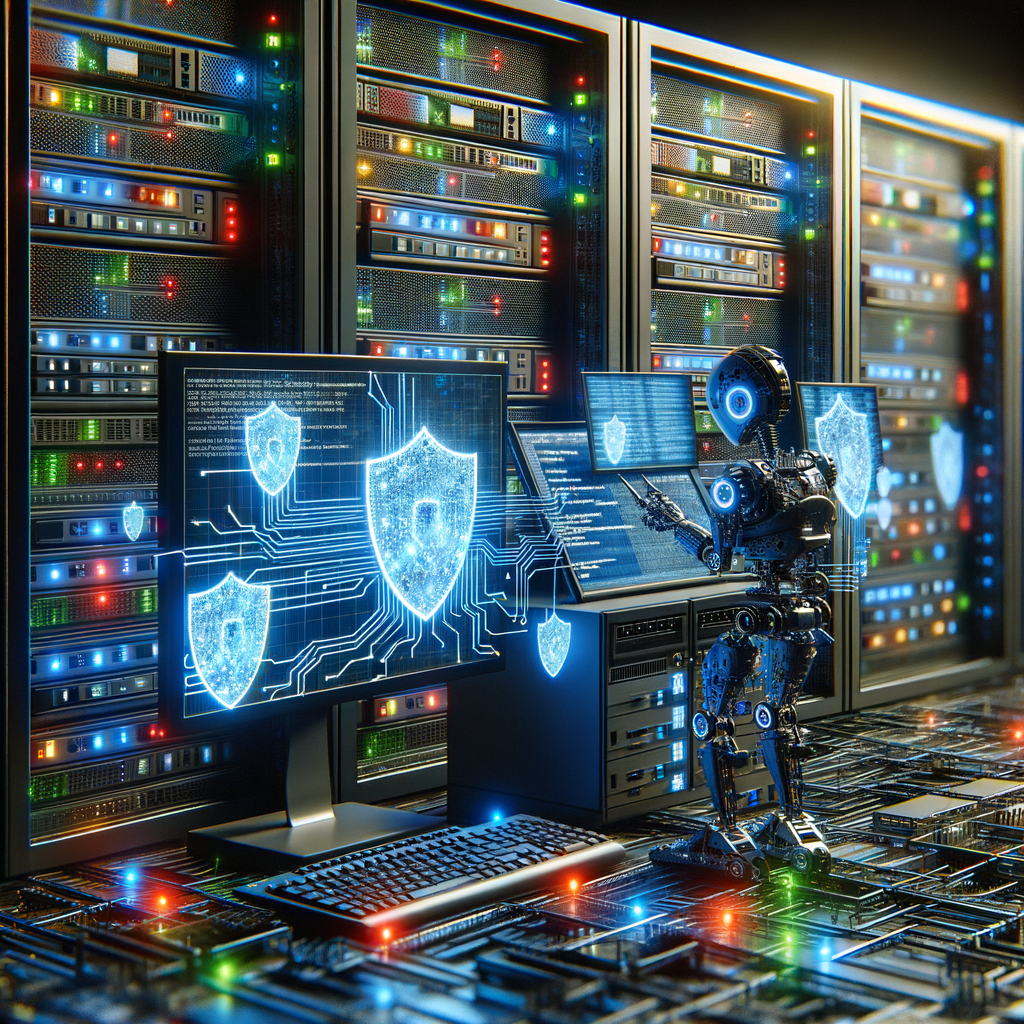 KI-gesteuerte Cyber-Abwehr schützt digitale Netzwerke.