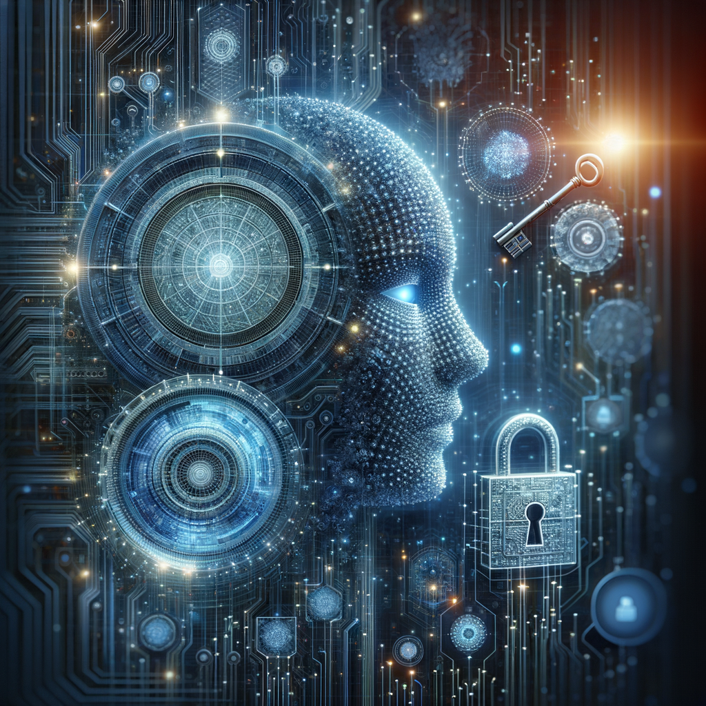 KI-gesteuerte Netzwerksicherheit im digitalen Raum.