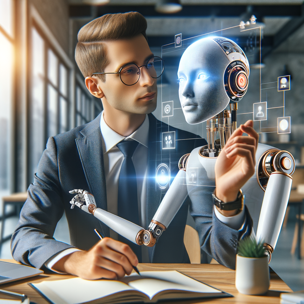 Selbständiger nutzt KI für personalisierte Kundeninteraktionen erfolgreich.