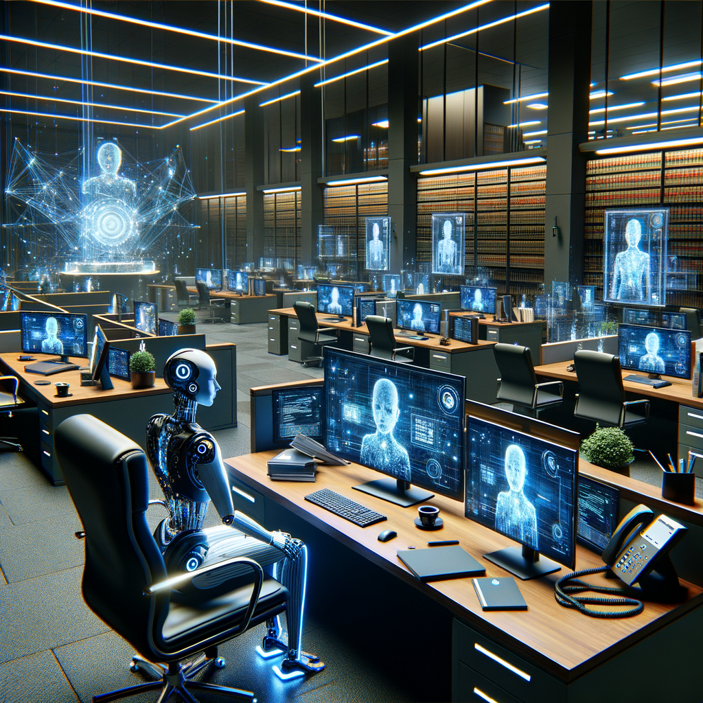 Digitale Kanzlei mit KI-gestützter Kommunikation.