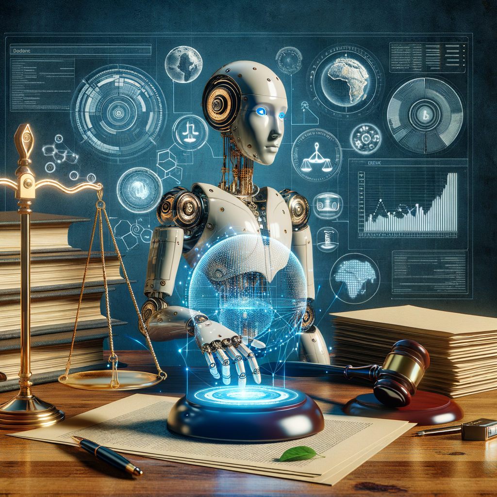 Digitale Rechtsberatung: KI revolutioniert juristische Effizienz.