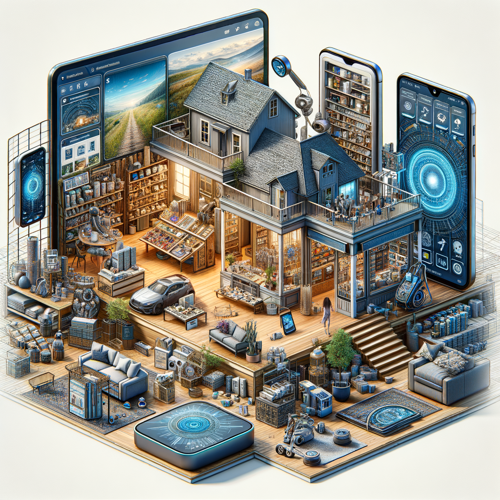 Online-Shop mit personalisierten KI-Empfehlungen und Smart-Home.