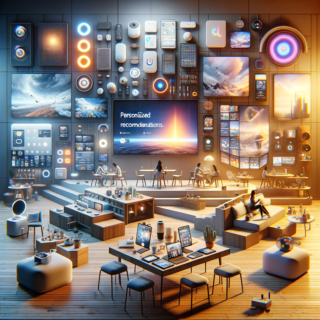 Virtuelle Assistenten, Smart Home, personalisierte Empfehlungen vereint.