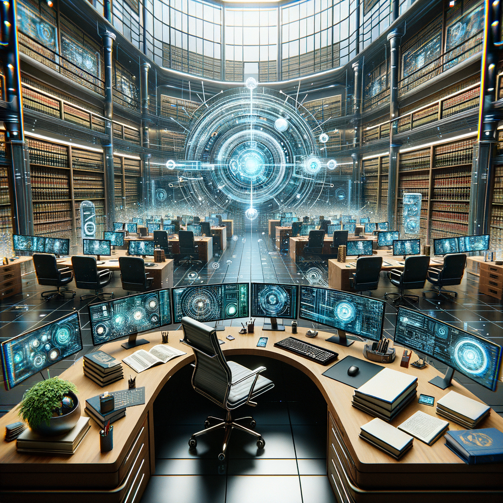 Zukunftsweisende Kanzlei mit KI-unterstützter Software.