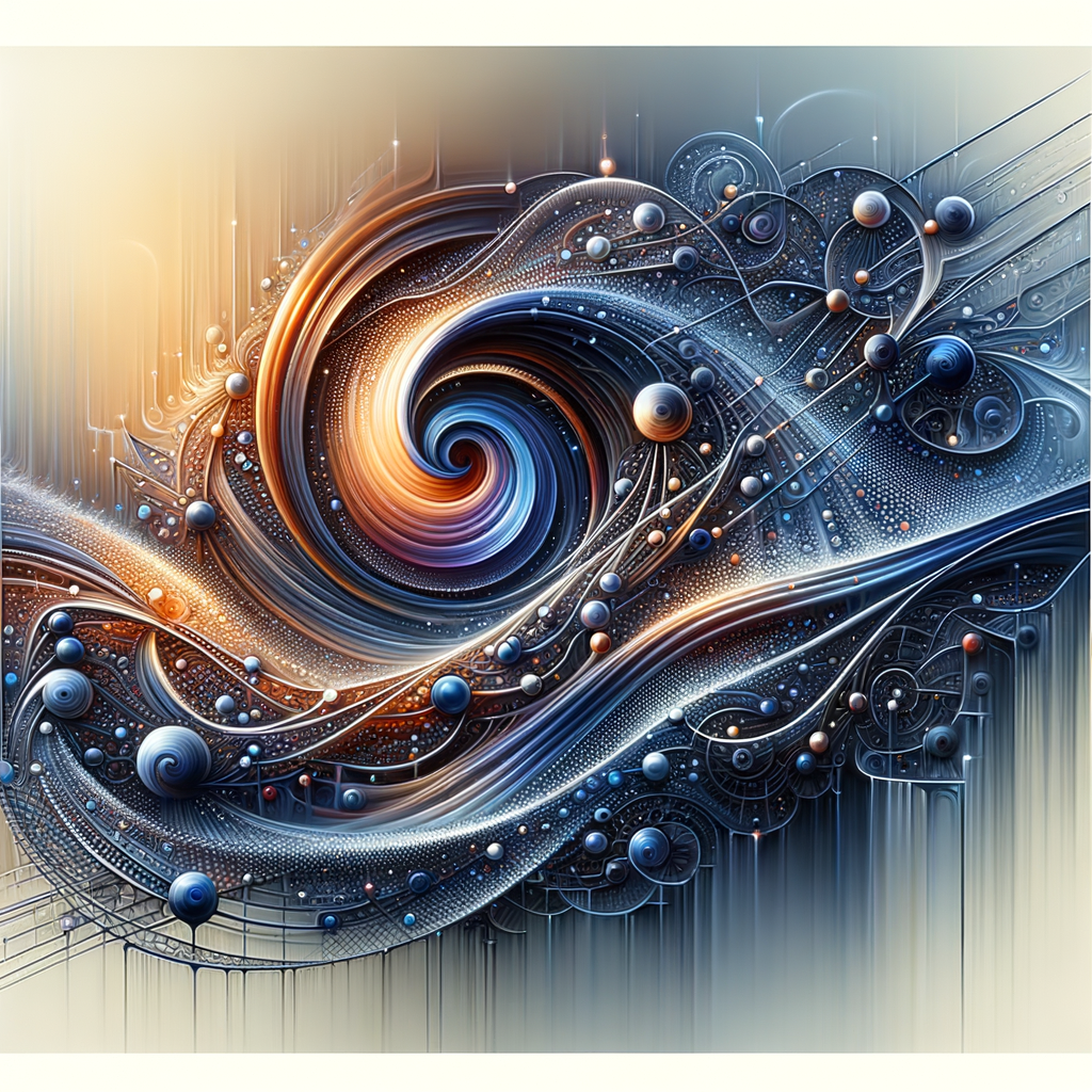 Abstrakte Grafik veranschaulicht komplexe Optimierungsprozesse und Netzwerke.