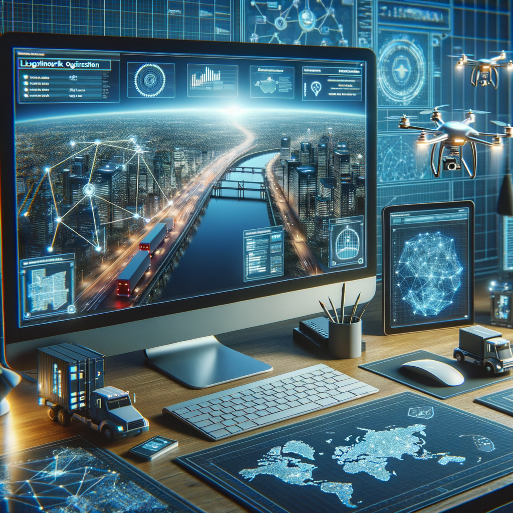 Algorithmen transformieren Logistik durch effiziente Netzwerkoptimierung.