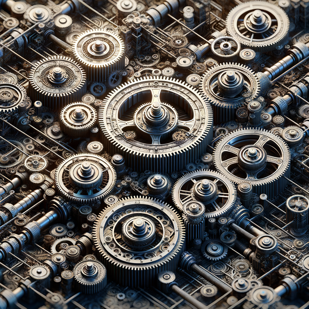 Algorithmische Zahnräder optimieren komplexe Entscheidungsprozesse visuell.