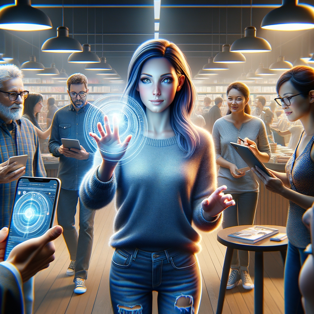 Avatare interagieren nahtlos mit Kunden durch Technologie.