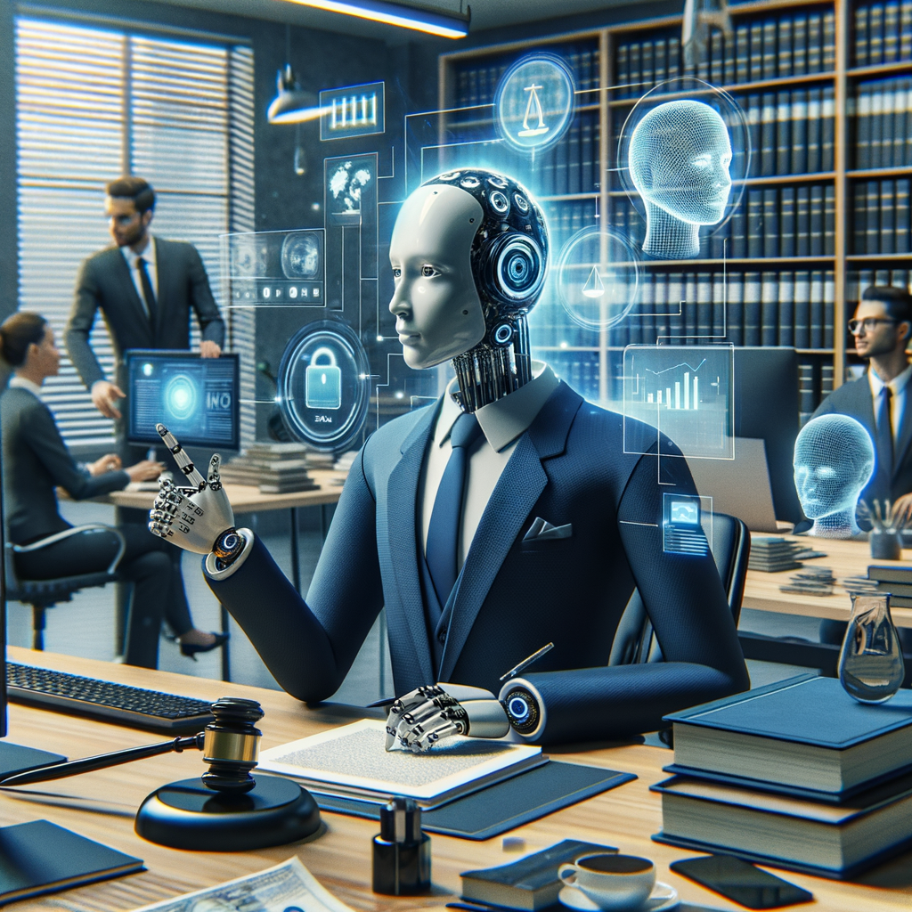 Digitale Rechtsberatung: KI optimiert Kanzleiprozesse effizient.