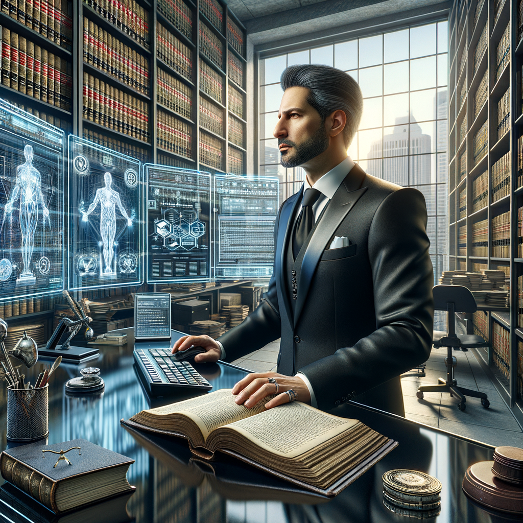 Digitaler Rechtsanwalt verbindet Technologie und Tradition.