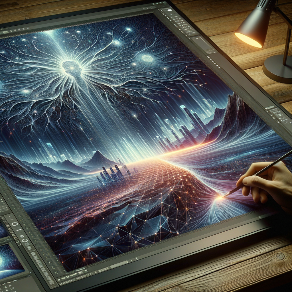 Neuronale Netze formen Zukunft mit Datenströmen.