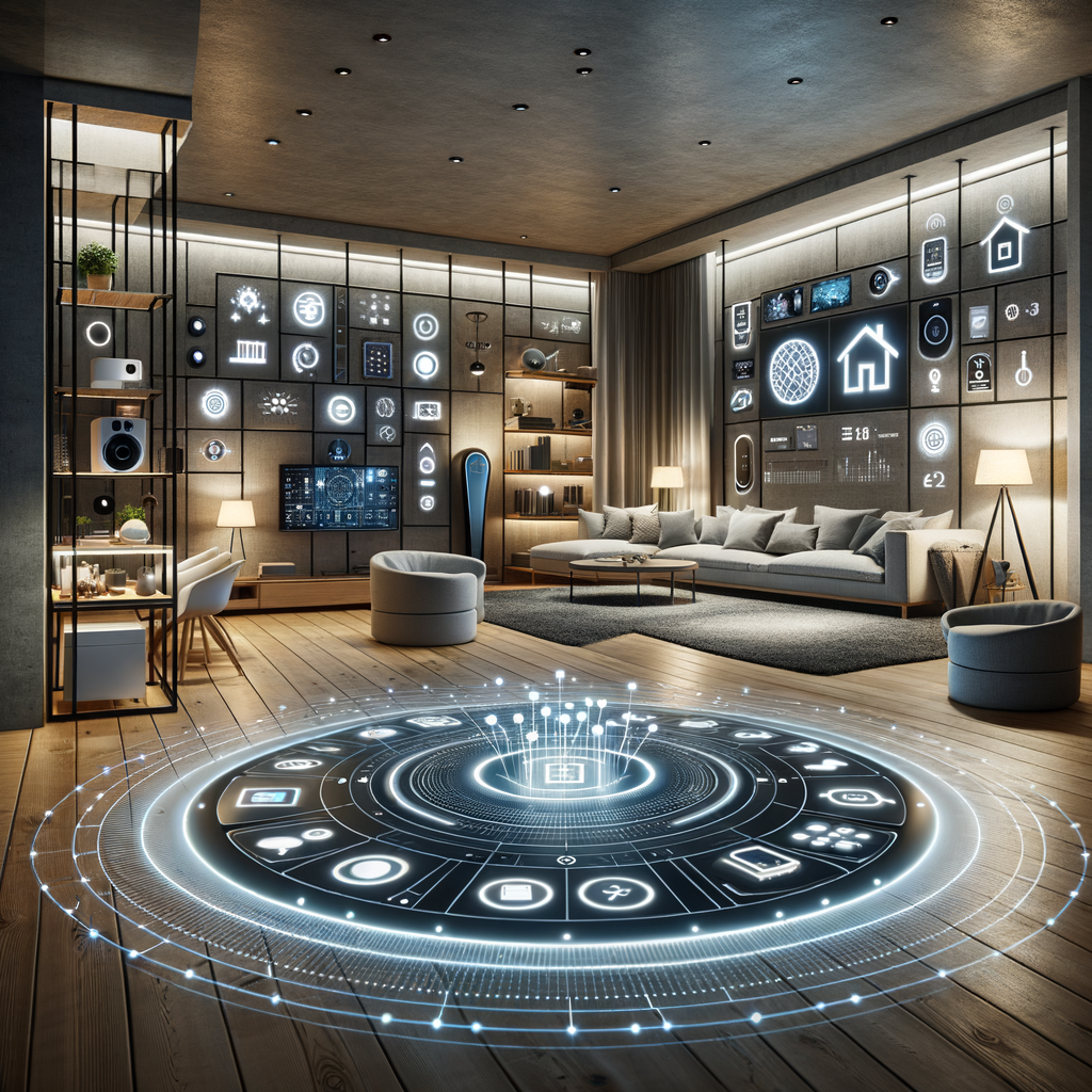 Vernetztes Zuhause mit KI-gesteuerten Smart-Geräten.