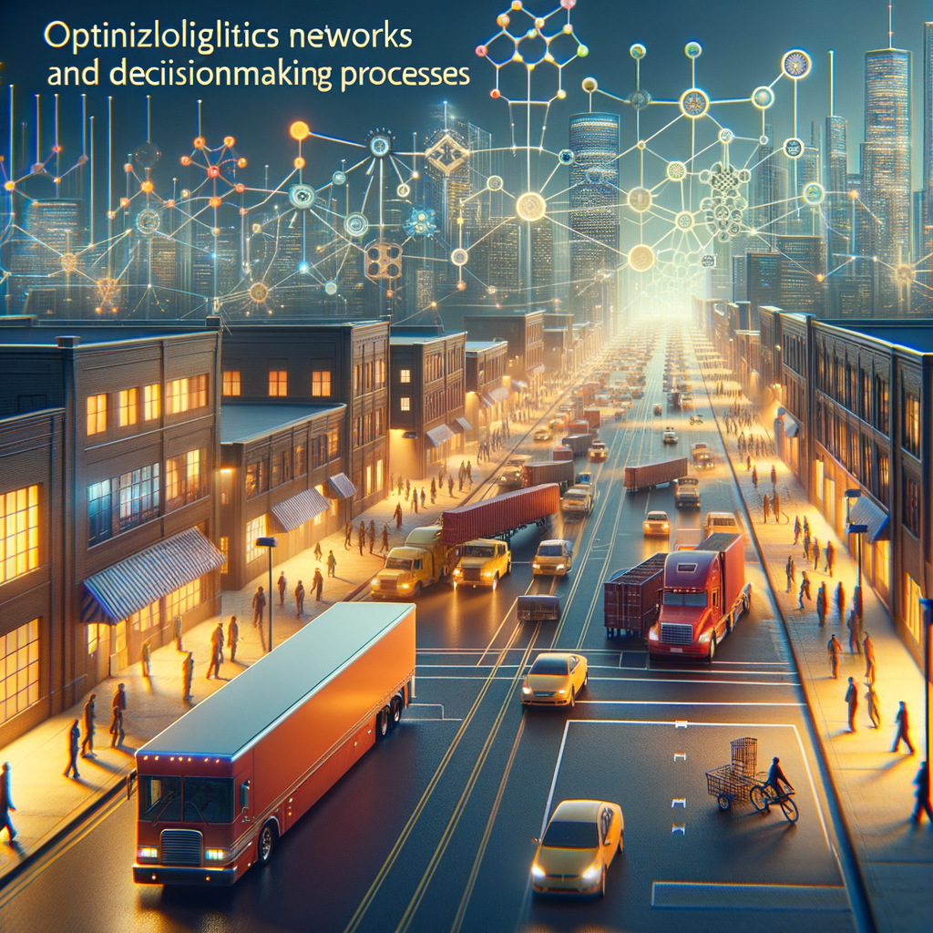 Algorithmische Netzwerke optimieren Logistik und Entscheidungsprozesse.