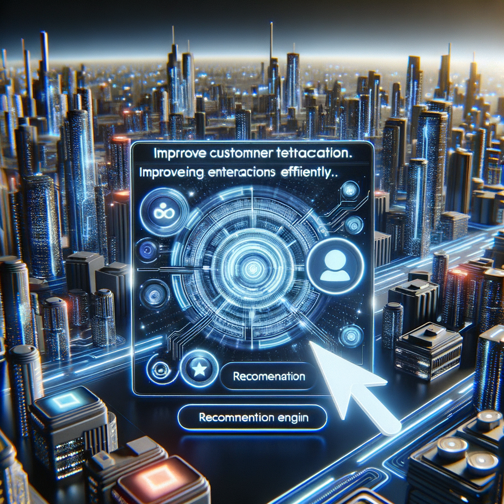KI-gesteuerte Recommendation Engine optimiert Kundeninteraktionen effizient.
