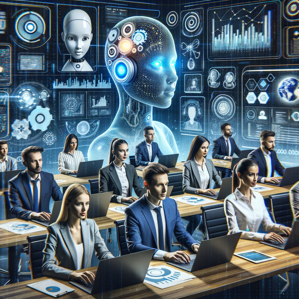 Selbständige nutzen KI für effiziente Kundeninteraktionen.