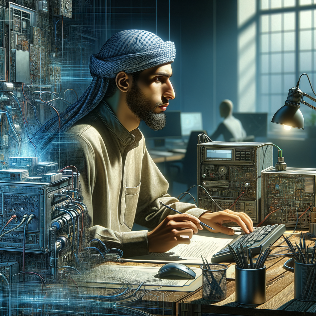 Selbständiger optimiert Geschäftsprozesse mithilfe digitaler KI.