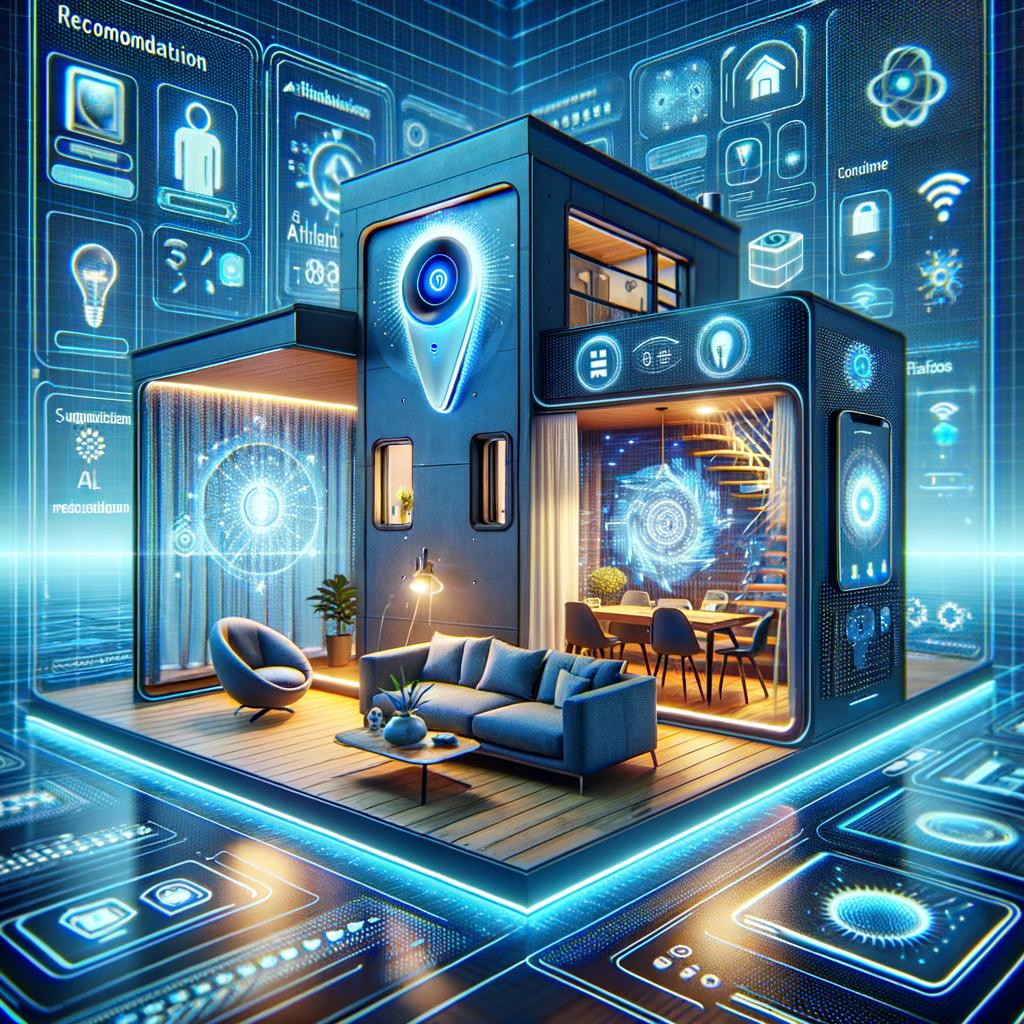 Smart Home mit KI-Assistenten und personalisierten Empfehlungen.