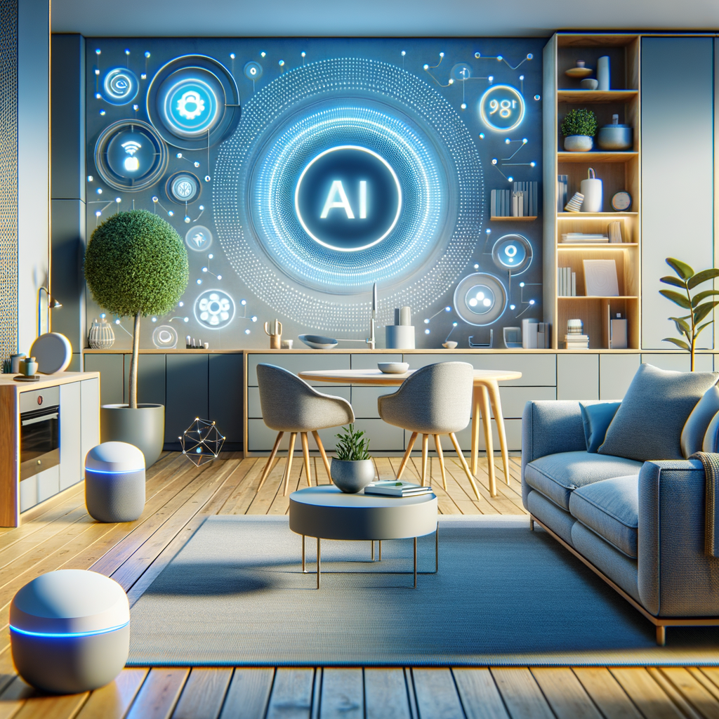 Smart-Home-Technologie, KI-Assistenten und vernetzte Geräte.