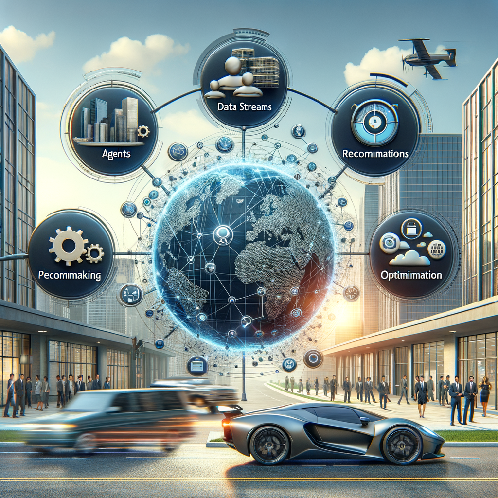 Agenten, Datenströme, Empfehlungen, Vernetzung, Plattformen, Optimierung.