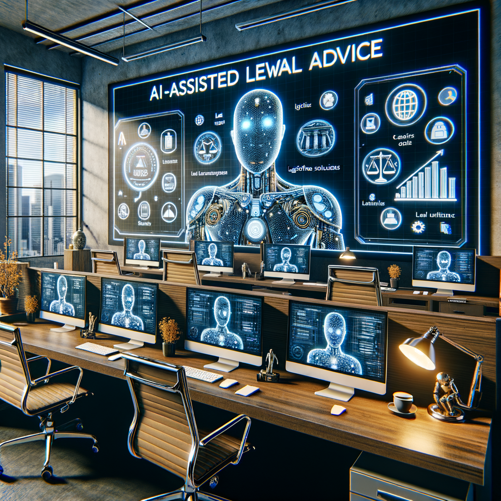 Digitale Kanzlei mit KI-unterstützter Rechtsberatung.