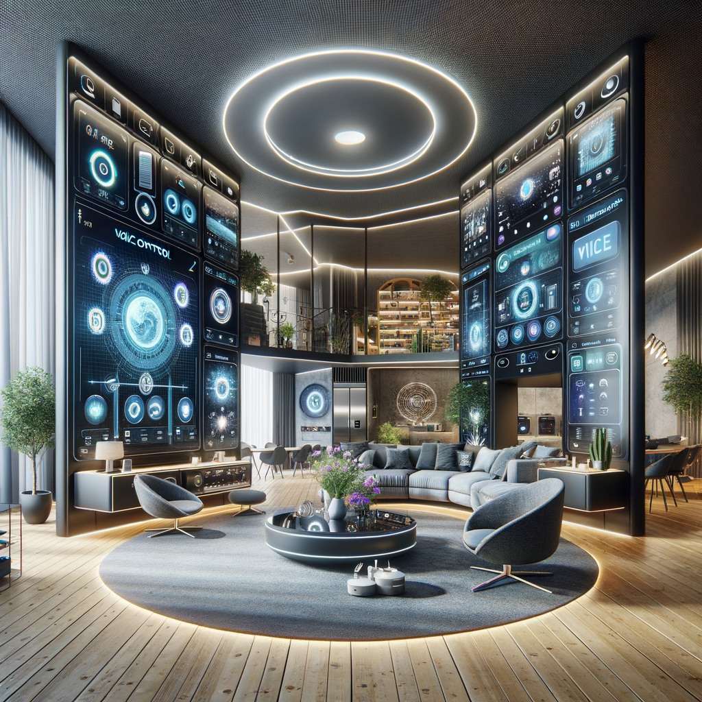 Intelligentes Zuhause mit Sprachsteuerung und Automatisierung.