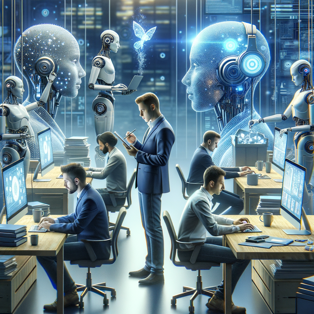 Selbständige nutzen KI für effiziente Geschäftsprozesse.