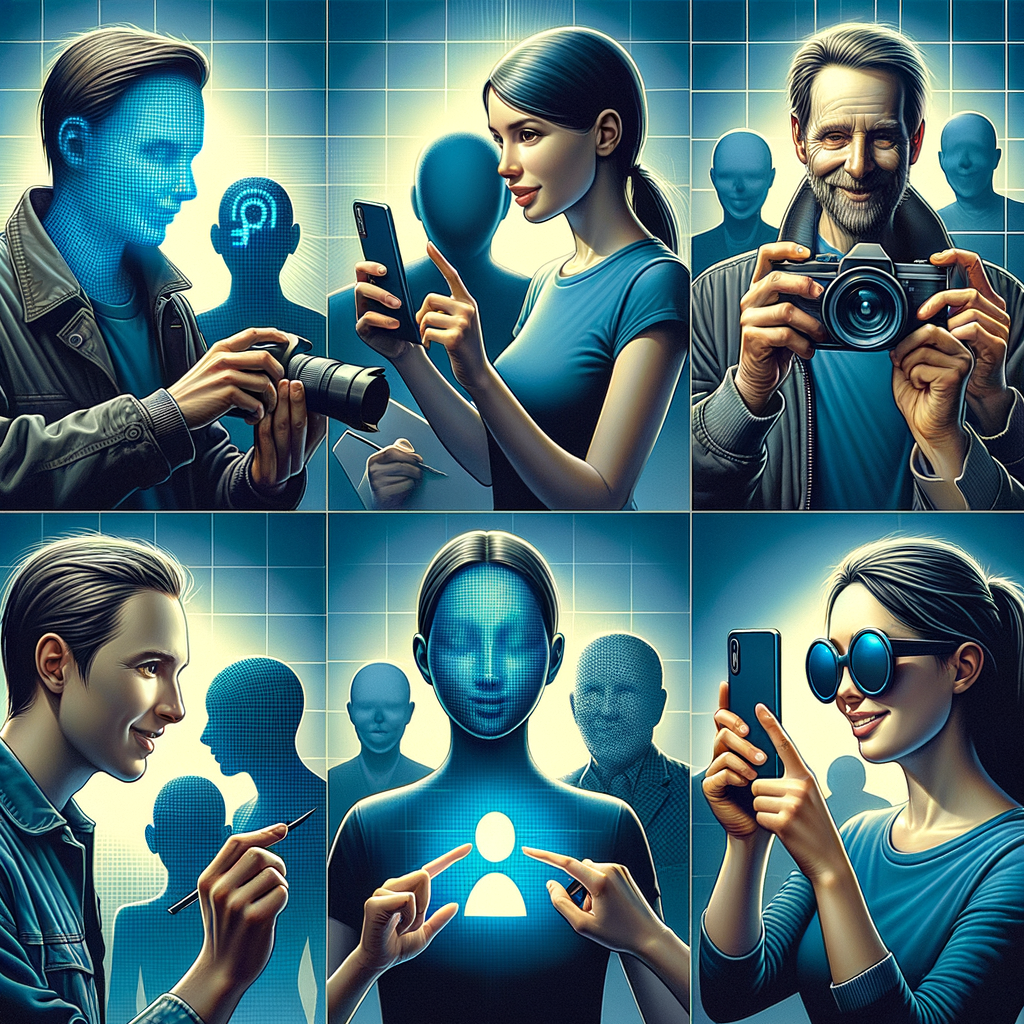 Avatare und Datenschutz-Symbole in harmonischem Dialog.