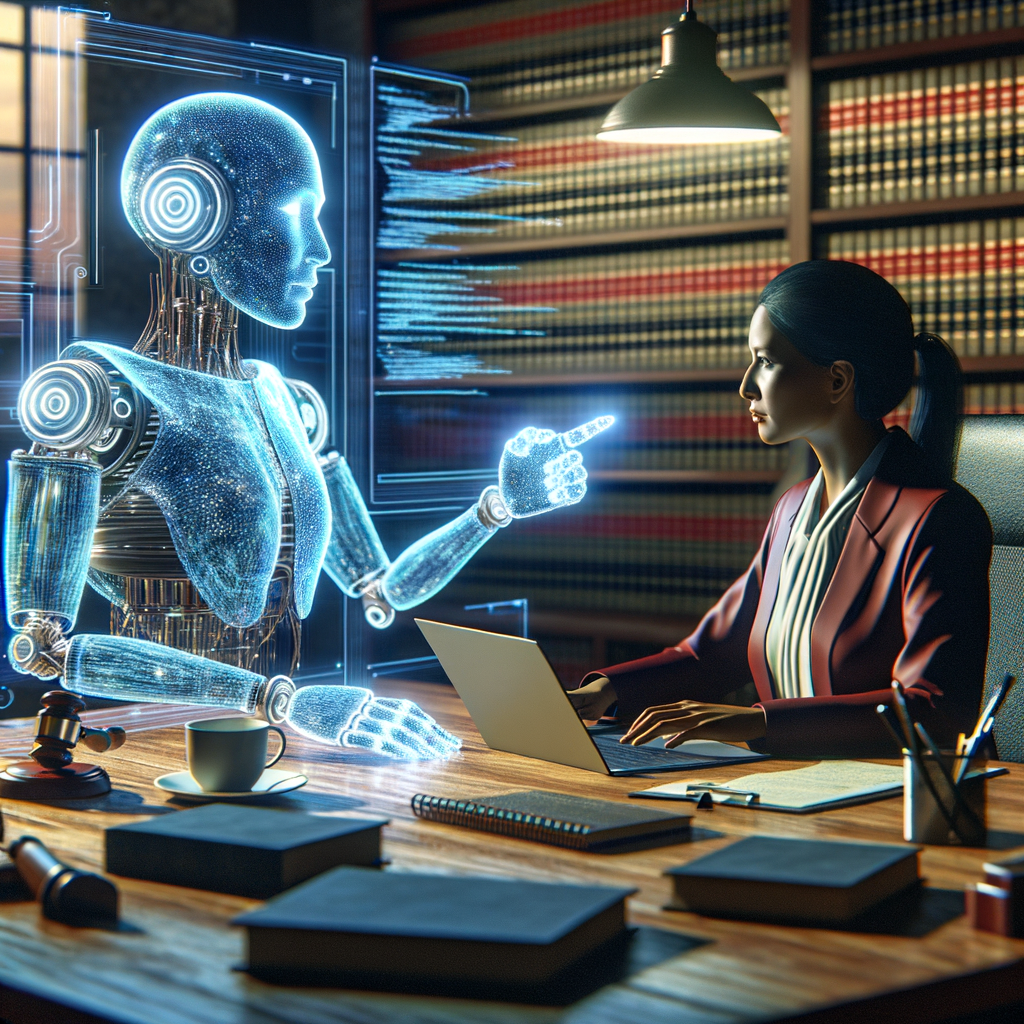 Digitale Rechtsberatung: Mensch und KI vereint.